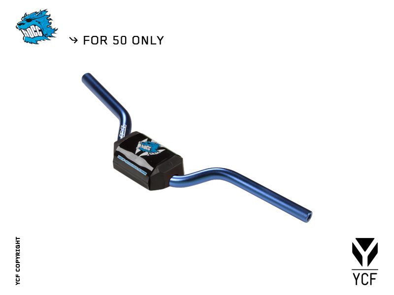 Guidon Aluminium Sans Barre (pour Ycf 50) Noir