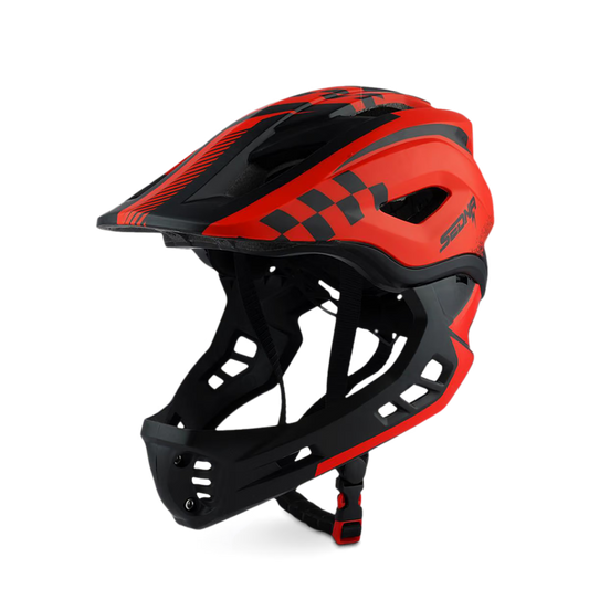 Casque sedna enfant 48-53cm Rouge