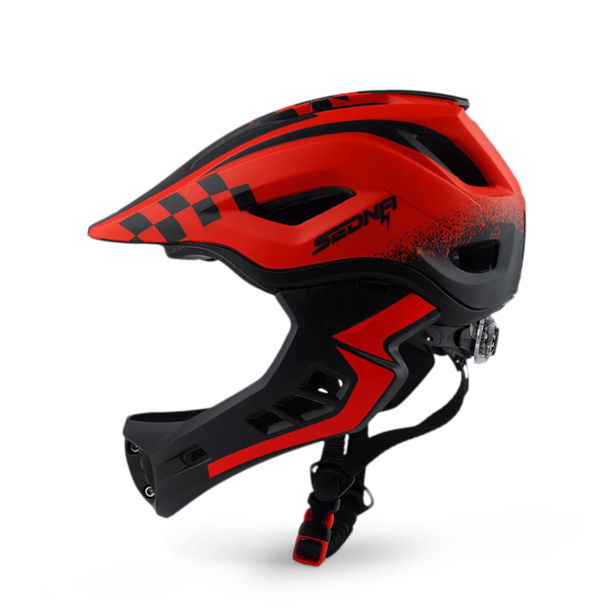 Casque sedna enfant 48-53cm Rouge