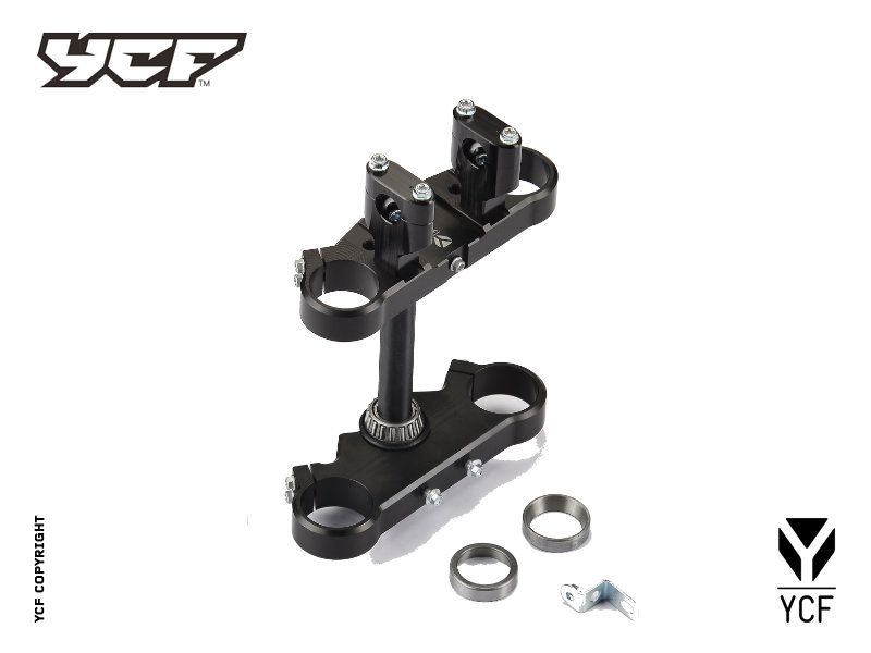 Té Fourche Complet 160mm 45/48 Noir