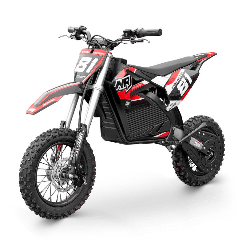 Moto enfant électrique lithium NRJ 1000W 12/10 Bleu