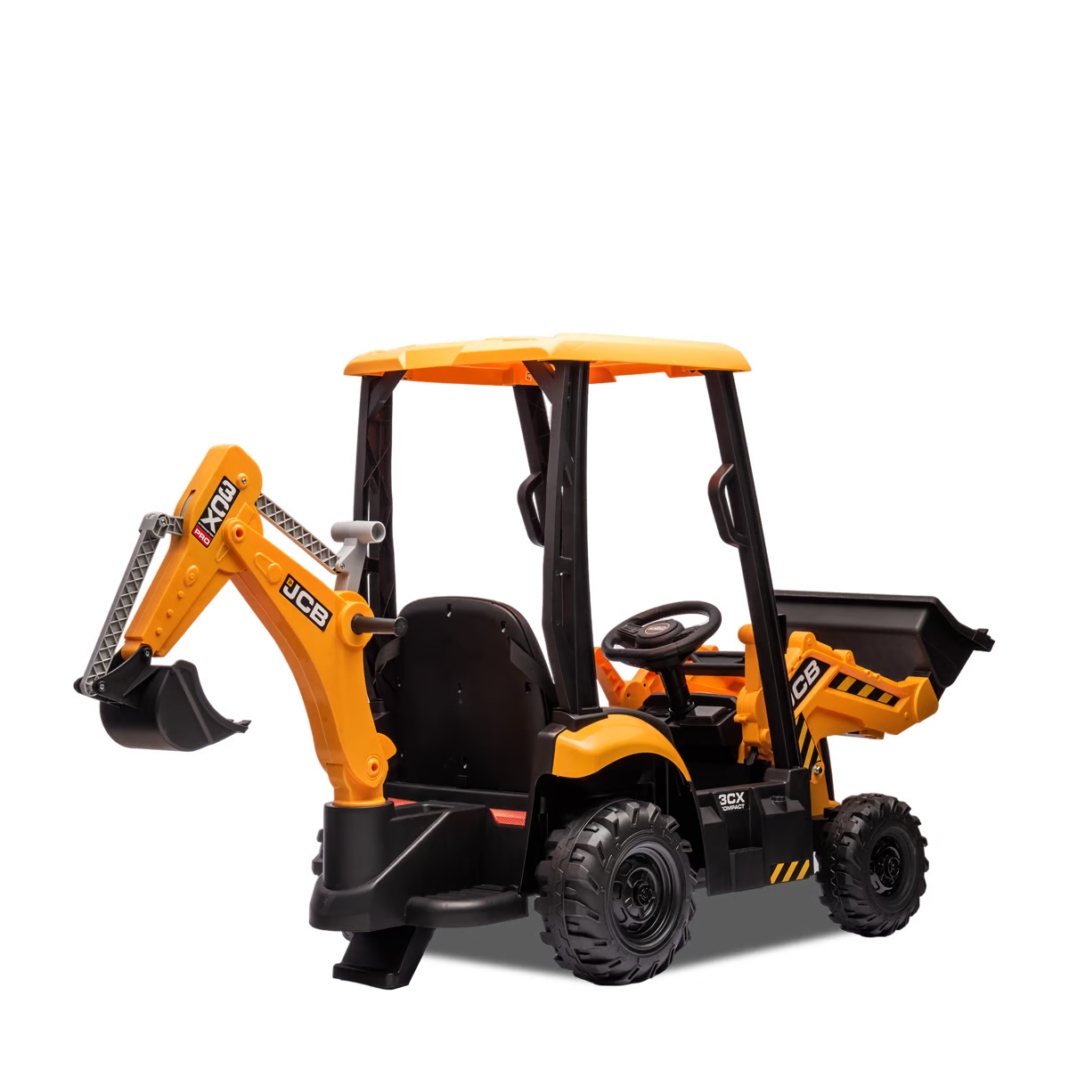 Tractopelle électrique enfant jcb 12v Jaune