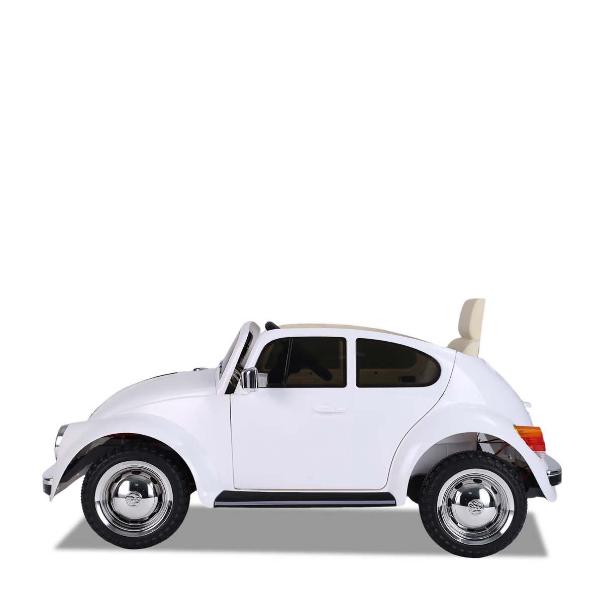 Voiture électrique enfant volkswagen coccinelle version rétro Blanc