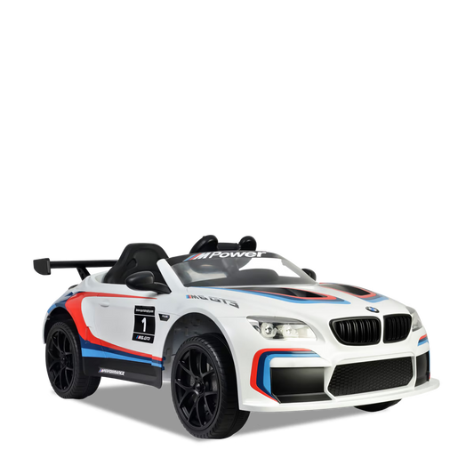 Voiture électrique enfant bmw m6 gt3 Blanc