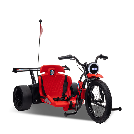 Karting électrique enfant drift trike 24v Rouge