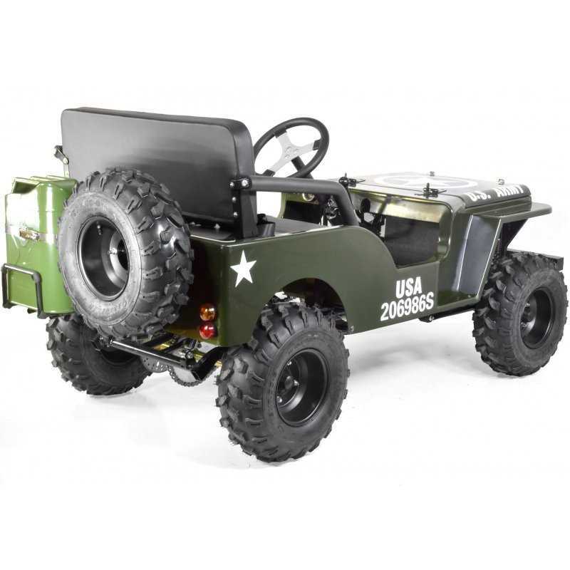 Mini Jeep Willys enfant 150cc 8" Semi Automatique