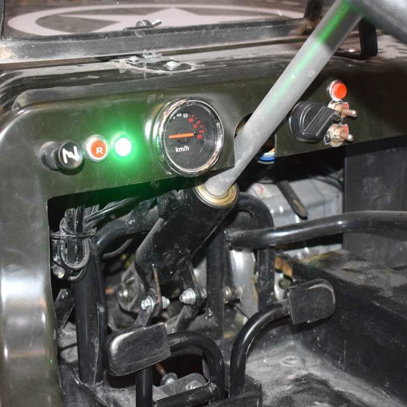Mini Jeep Willys enfant 150cc 8" Semi Automatique
